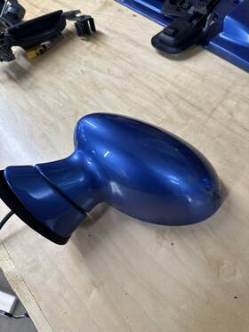 51169070978 Bmw 1998-2002 Z3 M Roadster Lh Driver Side Door Mirror Estoril Blue
