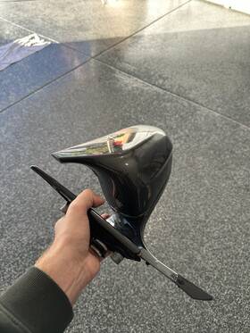 51169498923 Bmw 19-25 840 M850 M8 G14 G15 Left Side View Mirror With Blind Spot Carbon Fiber