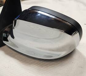 720543309 Bmw 2011-2014 F25 X3 Left Driver Side Mirror Chrome Memory Oem