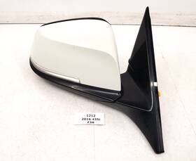 7285244 Bmw 14-20 Oem F32 F33 F36 Passenger Side Mirror Assembly Heated White 300 7285244 Bmw 14-20 Oem F32 F33 F36 Passenger Side Mirror Assembly Heated White 300