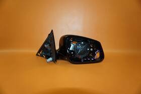 F0153402 Bmw 528 Mirror Right Passenger 2011 2012 2013 Glossy Black 535 F10 Oem