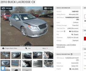 128-01835r Buick Passenger Side View Mirror Power Without Turn Signal Fits 10-12 Lacrosse 3966276