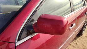 25822563 Buick 06-08 Lucerne Driver Left Side Mirror Door Mounted Crimson 86u Memory Signal