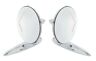 C555728led-2 United Pacific Exterior Mirror Set Led Signal Chevy Belair