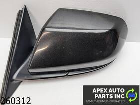 22835041 Cadillac Oem 2013 Ats 2.0l Left Driver Side Black Door Mirror Power Folding