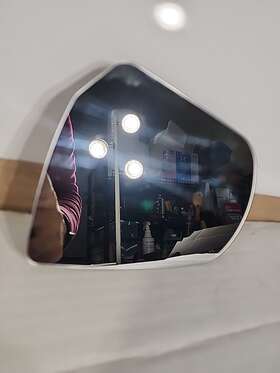 770037aa Cadillac 2013-2018 Ats Driver Side View Mirror Glass Auto Dim Exterior Door Left