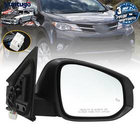 879100r180c0 Car-modification7 Passenger Side Mirror Power Heated Bsd Signal For 2015 - 2018 Toyota Rav 4 Door