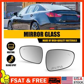 8796130d30 Carparsafer Lh Rh Side Mirror Glass With Blind Spot Heated For Lexus Es350 Is250 Ct200h Gs350