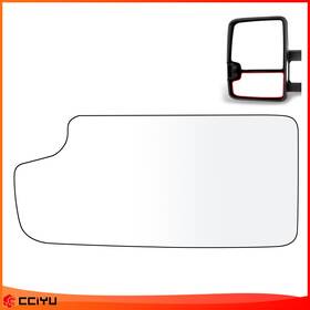 Ze1091055511802201g Cciyu Replacement Lower Mirror Glass Towing For 1988-1998 Gmc C/k 1500 2500 3500 Left