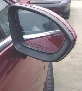 128-04881r Chevrolet 2016 17 18 19 Chevy Cruze Passenger Rh Side View Mirror In G1e Red Heated