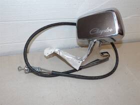128-01043l Chrysler Lh Drivers Side Door Mirror New Yorker Rwd 1982-1987 Cable Opftd Maroon 128-01043l Chrysler Lh Drivers Side Door Mirror New Yorker Rwd 1982-1987 Cable Opftd Maroon