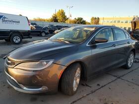128-04526al Chrysler Driver Side View Mirror Power Sedan Manual Folding Fits 15-17 200 1406477