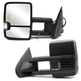 23372182 Digautoparts Pair Towing Mirrors Power Heated Signal For 2015 2016 2017 2018 Gmc Sierra 2500