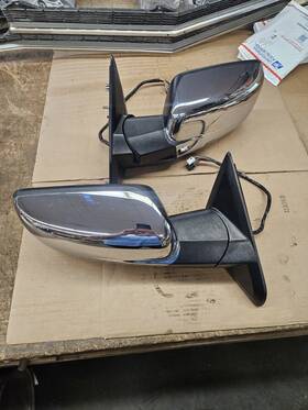 68231242ad Dodge 68231243ad 2013-2018 Ram Mirror Power Fold Chrome R&l Pair Nice