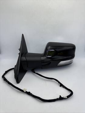 6yj61kxjab Dodge 2019-2023 Ram 1500 Left Lh Driver Blind Spot Heated Black Side Mirror Oem 6yj61kxjab Dodge 2019-2023 Ram 1500 Left Lh Driver Blind Spot Heated Black Side Mirror Oem