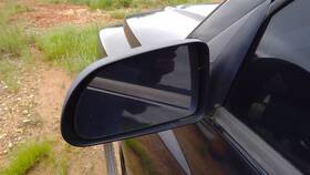 128-01412l Dodge Truck Driver Side View Mirror Manual 5x7 Inch Fits 05-11 Dakota 238669