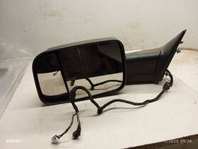128-10067l Dodge Truck Driver Side View Mirror Power 6x9 Inch Black Fits 15-18 2500 Pickup 4013267