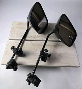 04-6161 Dometic Towing Mirrors Milenco Iii Clamp On Adjustable Removable