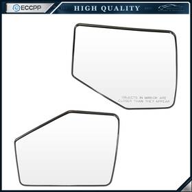 E82285cp092s Eccpp Chrome Mirror Glass For 2006-10 Ford Explorer Rh Convex Lh Flat