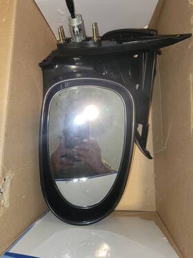 F031125 Factory/oem Nissan Sentra Nonfoldaway Rh Manual Remote Door Mirror Black Replacement