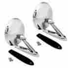 Ffe64e240q Golden Legion Auto 1964-66 Mustang 1966 Fairlane Falcon Galaxie Round Side Mirror Pair