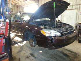 128-00610bl Ford Driver Side View Mirror Power Fixed Paint To Match Fits 00-07 Taurus 1743535