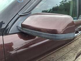 128-01637bl Ford Driver Side View Mirror Power Manual Folding Painted Fits 09-12 Flex 3702093