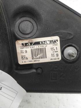 Ford 128-01766al Driver Side View Mirror Power Thru 01/23/11 Fits 09-11 Edge 621153