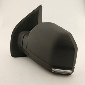 128-04681l Ford Oem Side View Door Mirror For F150 Pickup Left Blk Blk-text Pwr Heat