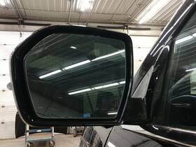 128-13957bl Ford Oem Side View Door Mirror For Expedition Left Slvr-blk Pwr Heat Turn Bsa