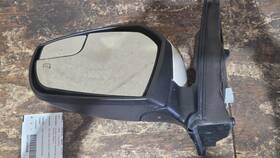 Cc59vj Ford 17683 2017-2019 Escape Front Left Driver Door Mirror With Pwr/heat Pearl White/black