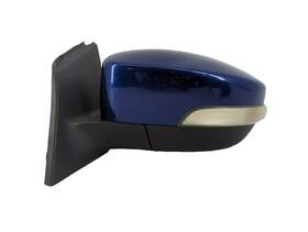 Cn5bcy Ford 17683 12 - 14 Focus Left Driver Mirror With Turn Signal Spirit Blue Metallic
