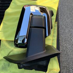 1853759 Ford F-150 2021-2024 Oem Chrome Mirror Camera Left Side Power Folding