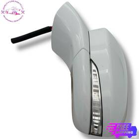 2054.4057 Ford 2015-17 Fusion Driver Lh Left Oxford White-yz Heated Power Door Mirror