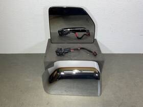 2095-3041 Ford 2015-2018 F150 Tow Mirror Glass / Camera Light And Chrome Cover Oem 616