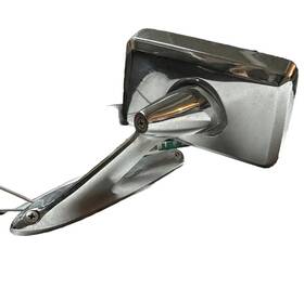 2533-nmp Ford Vintage 1964 Thunderbird Oem Long Base Chrome Rear View Mirror Drivers Door 2533-nmp Ford Vintage 1964 Thunderbird Oem Long Base Chrome Rear View Mirror Drivers Door