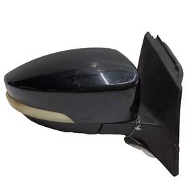 4169 Ford 12 13 14 Focus Right Passenger Black Door Mirror 7 Wires Oem With Signal