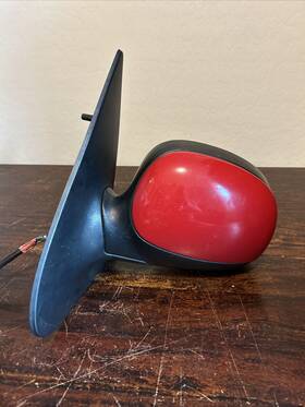 9441134 Ford Oem 1998-2002 F150 Drivers Side Left Rear View 3 Wire Red Power Mirror