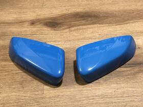 Ar3z-17d743-aa Ford 2010-2014 Mustang Shelby Gt500 Side Mirrors Caps Covers Grabber Blue