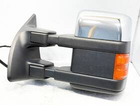 Bc34-17683-nc Ford 2009-2012 F250 F350 Left Driver Side View Door Mirror Power Fold Chrome Oem