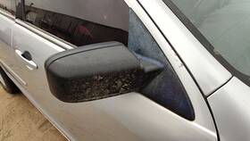 Ford Be5z17682ba 2011-2012 Fusion Passenger Right Power Side Mirror Door Mounted Silver Ux
