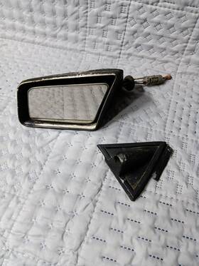 D9zb-17d699 Ford 79-86 Mustang Foxbody Lh Driver Side View Mirror Manual Switch And Cover Oem