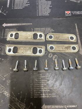 E79b-17c723-aa Ford 80-97 F250 F350 Door Mirror Hardware Bolt Set Isolator Gaskets Pair 2 Post