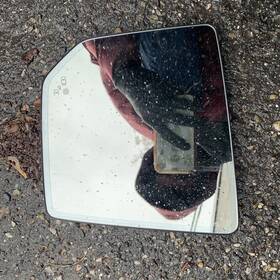 Fl34-17t675 Ford 15 16 17 F150 Front Left Driver Door Side View Mirror Glass 1497 Oem