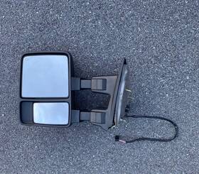 Pn3ec Ford 2008 F250 Driver Lh Power Fold Telescopic Tow Door Mirror Heated Oem