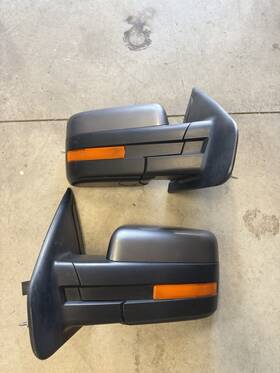 Svm-fo1283 Ford Stock 2010 F150 Mirrors Adjustable Heated And Signal Lights Pair