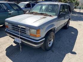 128-00164l Ford Truck Driver Side View Mirror Power Non-heated Fits 91-94 Explorer 1361962