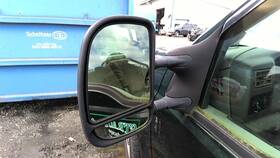 128-00627al Ford Truck Driver Side View Mirror Manual Dual Arms Fits 00-01 F250sd Pickup 29354760