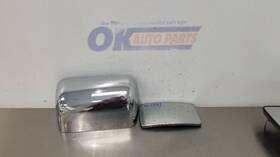 128-04289br Ford Truck 16 F250 Super Duty Side Door Mirror Bottom Glass Cover Chrome Passenger