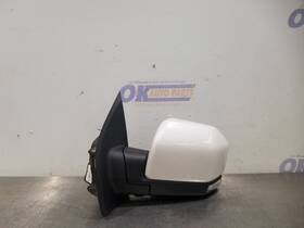 128-04645l Ford Truck 17 F150 Side View Power Door Mirror Left Driver White Surround